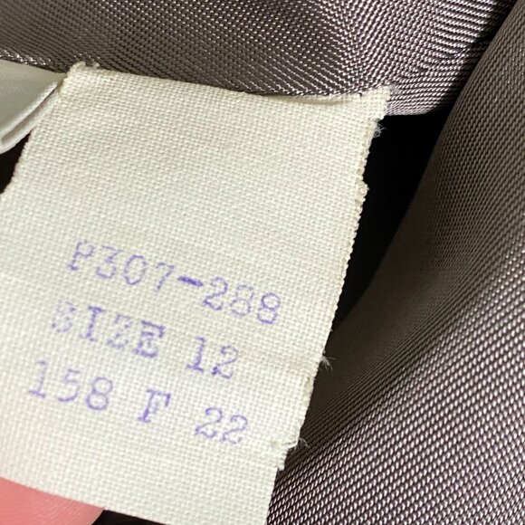 VTG Pendleton Virgin Wool Blazer Jacket Gray Windowpane size 12 Petite Plaid USA - Picture 4 of 16